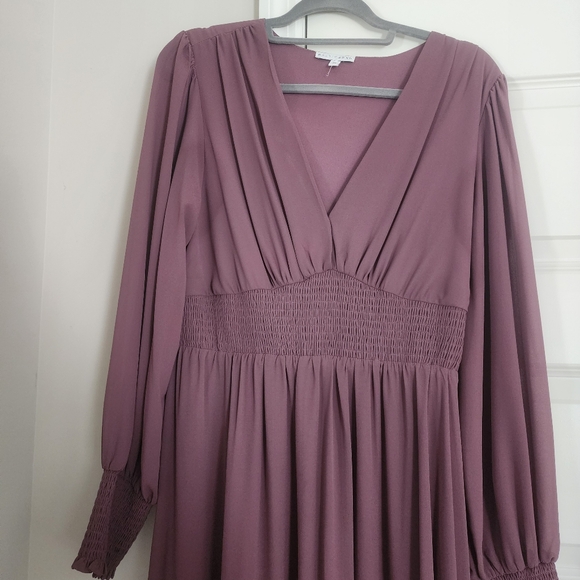 Baltic Born Plum Long Sleeve Maxi Dress - Picture 2 of 4